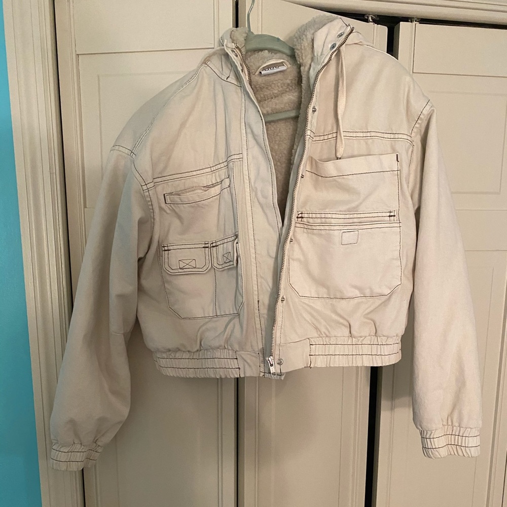 UO cropped utility jacket